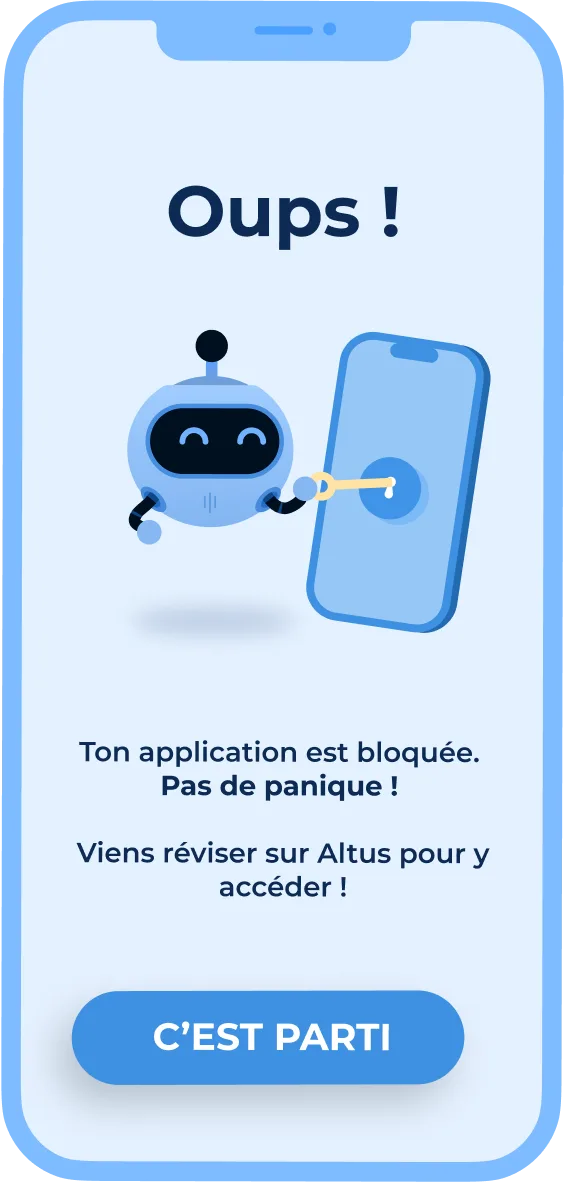 Illustration Altus : ton application est bloquée, viens réviser
